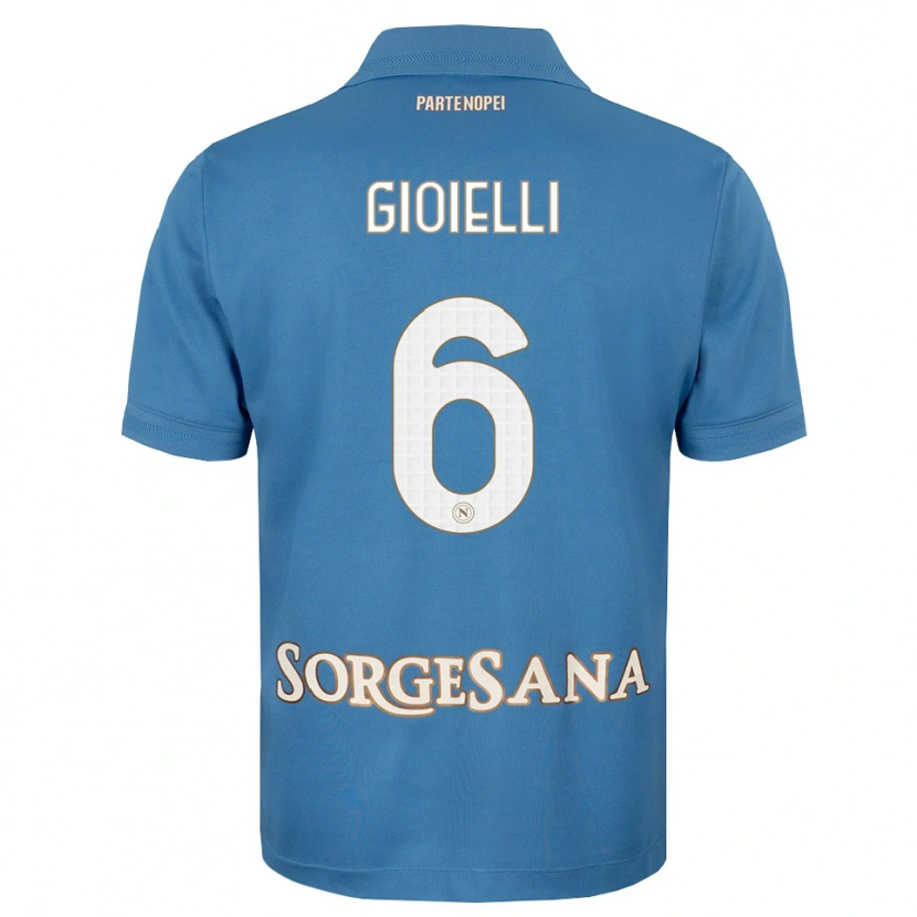 Danxen Kinder Francesco Pio Gioielli #6 Nebelblau Weiß Heimtrikot Trikot 2026/27 T-Shirt Österreich