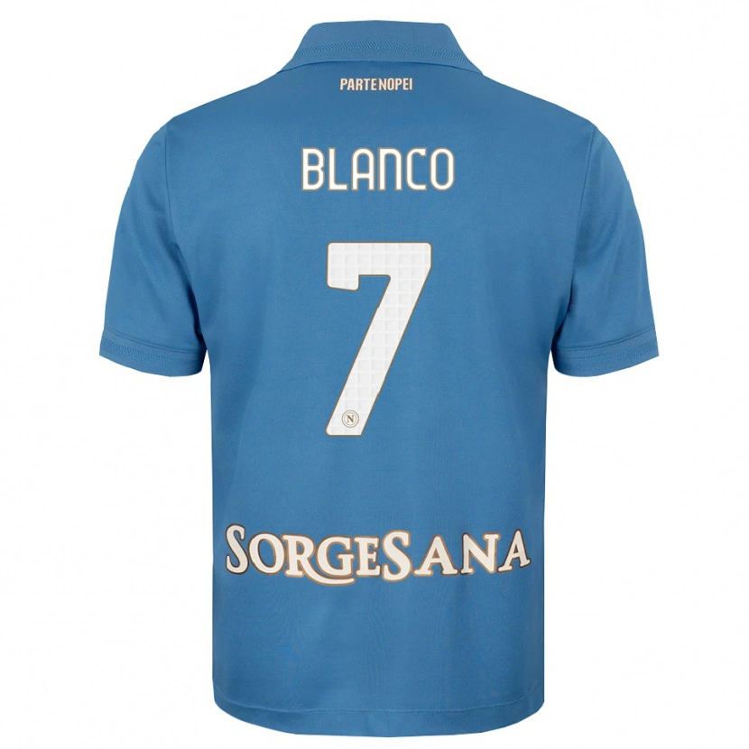 Danxen Kinder Gimena Blanco #7 Nebelblau Weiß Heimtrikot Trikot 2026/27 T-Shirt Österreich