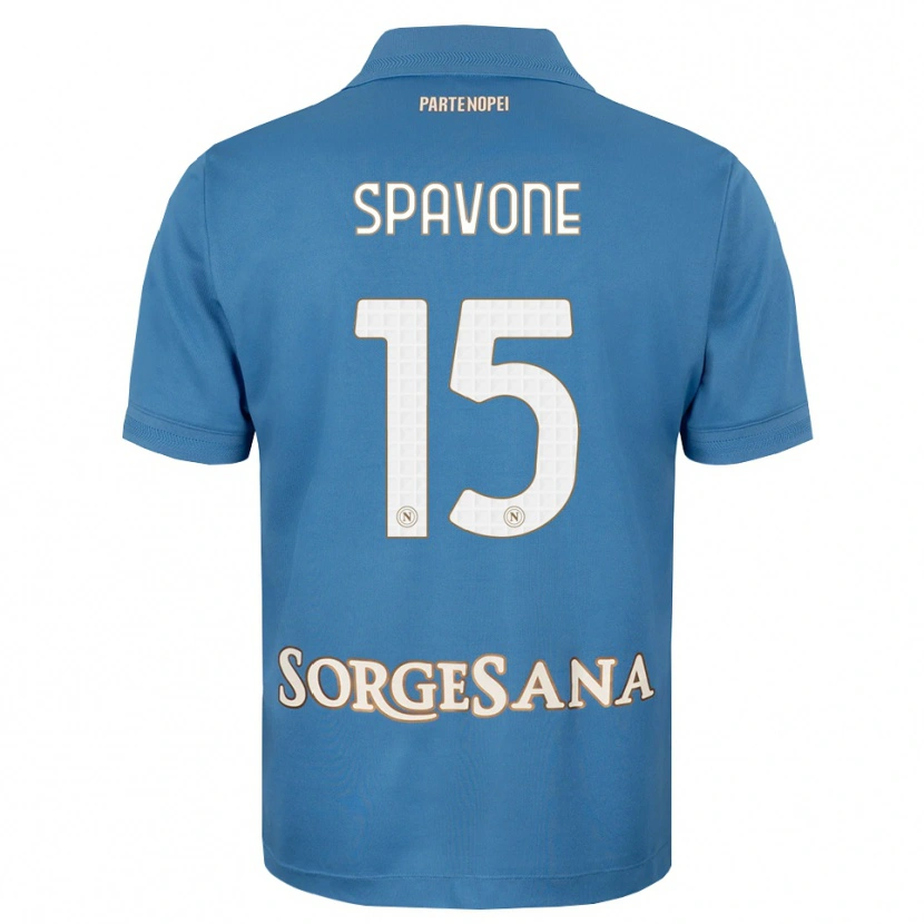 Danxen Kinder Alessandro Spavone #15 Nebelblau Weiß Heimtrikot Trikot 2026/27 T-Shirt Österreich