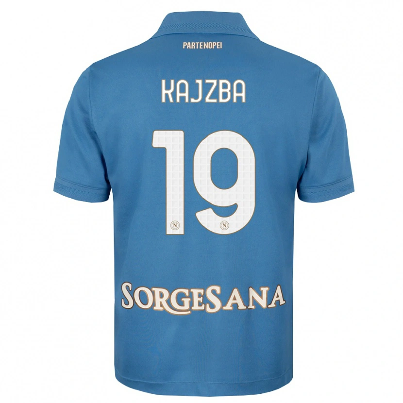 Danxen Kinder Nina Kajzba #19 Nebelblau Weiß Heimtrikot Trikot 2026/27 T-Shirt Österreich