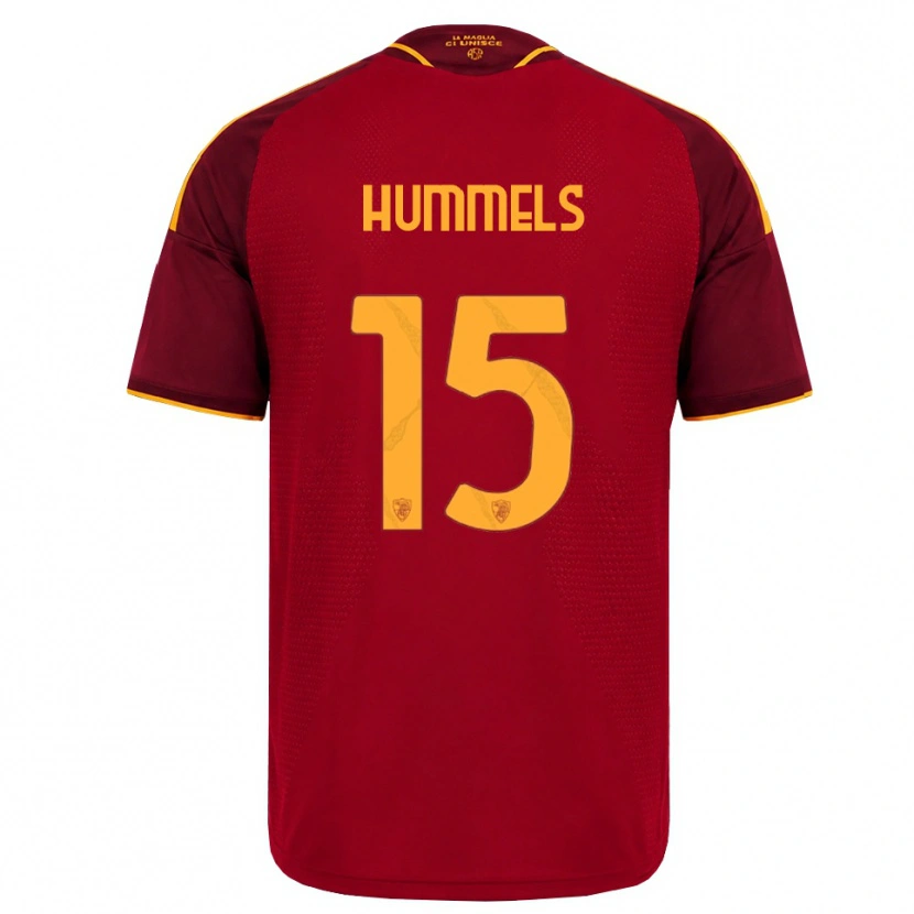 Danxen Kinder Mats Hummels #15 Rot Gold Gelb Heimtrikot Trikot 2026/27 T-Shirt Österreich