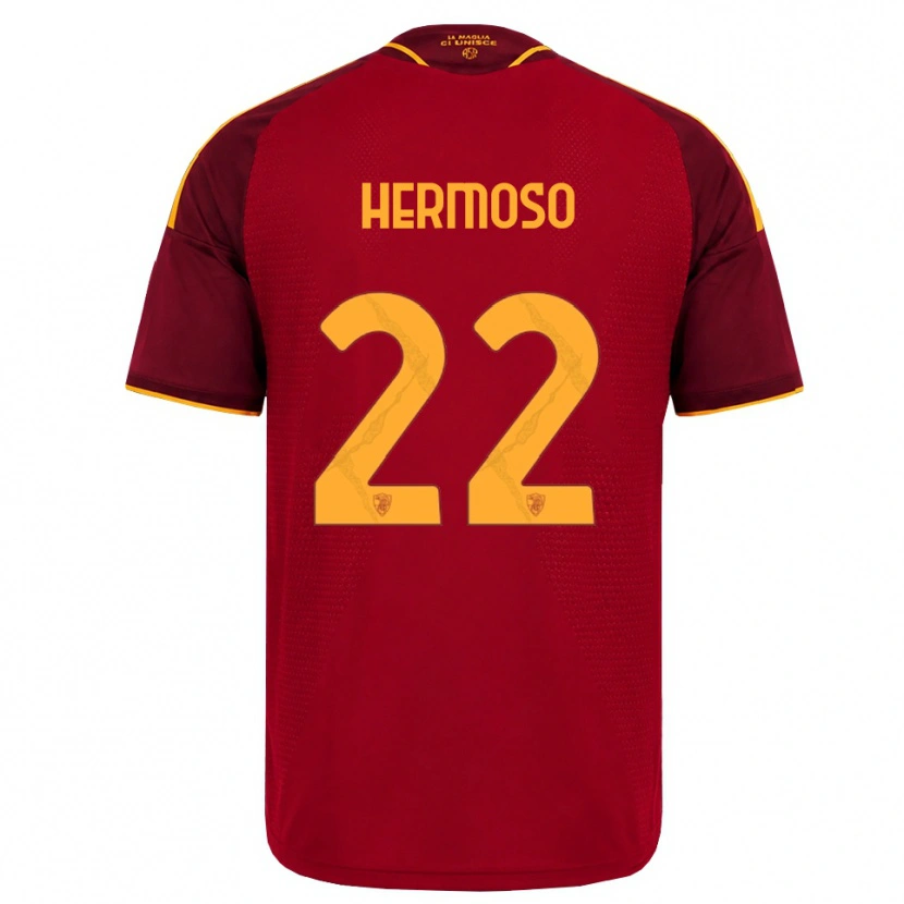Danxen Kinder Mario Hermoso #22 Rot Gold Gelb Heimtrikot Trikot 2026/27 T-Shirt Österreich