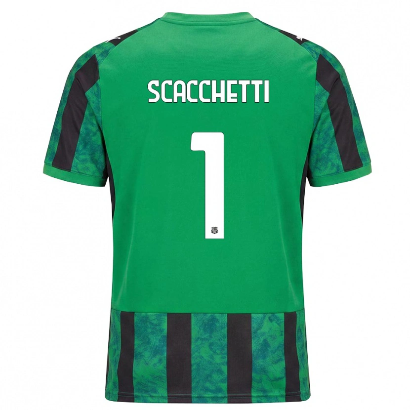 Danxen Kinder Alessandro Scacchetti #1 Grün Schwarz Weiß Heimtrikot Trikot 2026/27 T-Shirt Österreich
