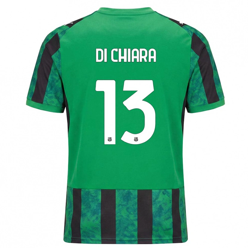 Danxen Kinder Crescenzo Di Chiara #13 Grün Schwarz Weiß Heimtrikot Trikot 2026/27 T-Shirt Österreich