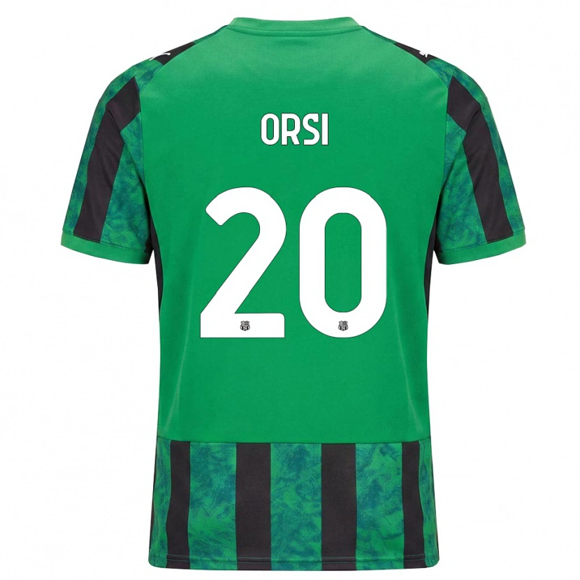 Danxen Kinder Benedetta Orsi #20 Grün Schwarz Weiß Heimtrikot Trikot 2026/27 T-Shirt Österreich