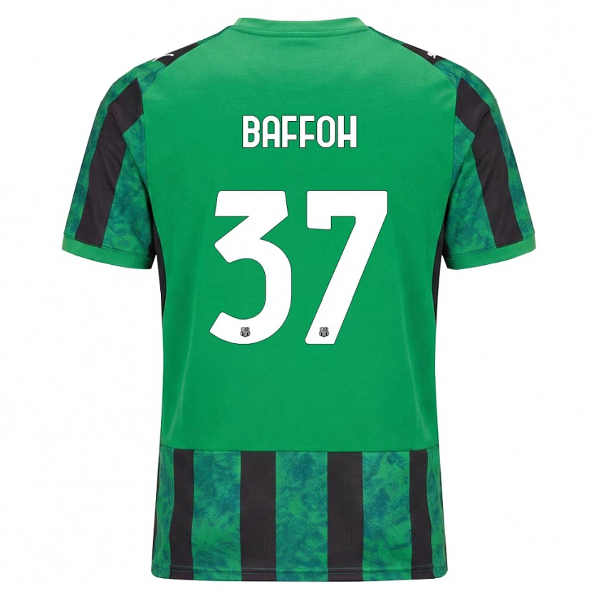 Danxen Kinder Jeffrey Baffoh #37 Grün Schwarz Weiß Heimtrikot Trikot 2026/27 T-Shirt Österreich