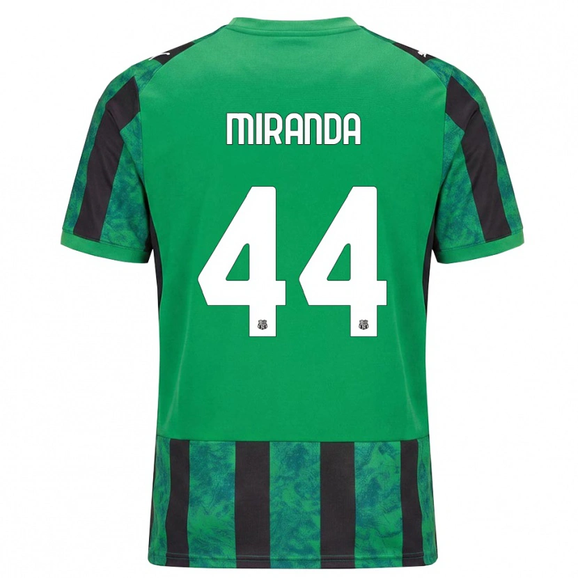 Danxen Kinder Kevin Miranda #44 Grün Schwarz Weiß Heimtrikot Trikot 2026/27 T-Shirt Österreich