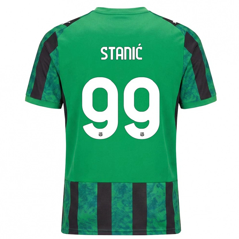 Danxen Kinder Paulina Stanić #99 Grün Schwarz Weiß Heimtrikot Trikot 2026/27 T-Shirt Österreich