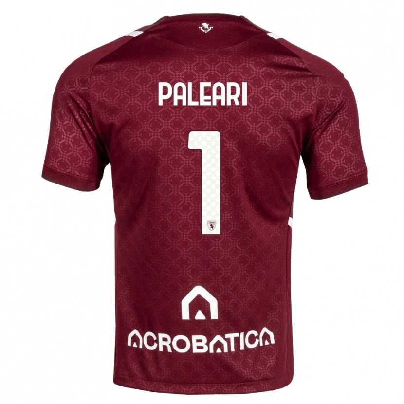 Danxen Kinder Alberto Paleari #1 Burgund Weiß Heimtrikot Trikot 2026/27 T-Shirt Österreich