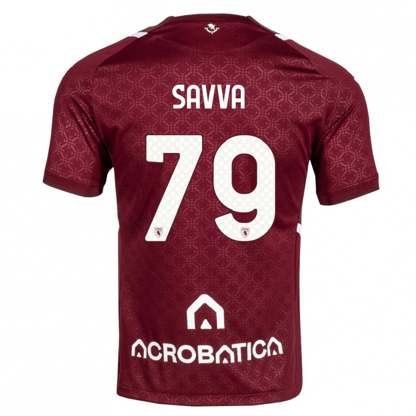 Danxen Kinder Zanos Savva #79 Burgund Weiß Heimtrikot Trikot 2026/27 T-Shirt Österreich