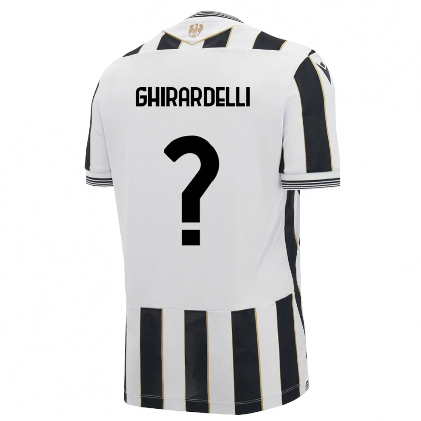 Danxen Kinder Davide Ghirardelli #0 Schwarz Weiß Pink Heimtrikot Trikot 2026/27 T-Shirt Österreich