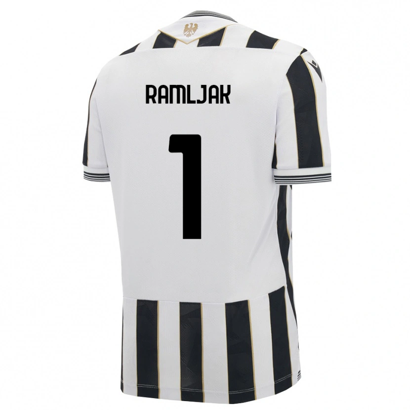 Danxen Kinder Emanuel Ramljak #1 Schwarz Weiß Pink Heimtrikot Trikot 2026/27 T-Shirt Österreich