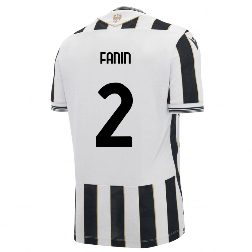 Danxen Kinder Alessandro Fanin #2 Schwarz Weiß Pink Heimtrikot Trikot 2026/27 T-Shirt Österreich