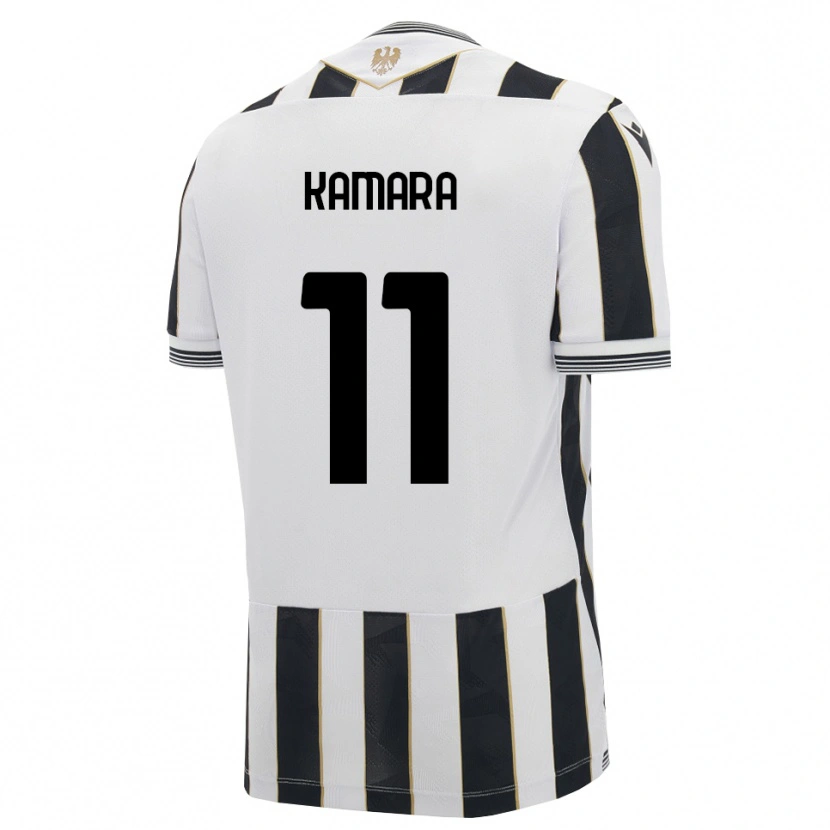 Danxen Kinder Hassane Kamara #11 Schwarz Weiß Pink Heimtrikot Trikot 2026/27 T-Shirt Österreich