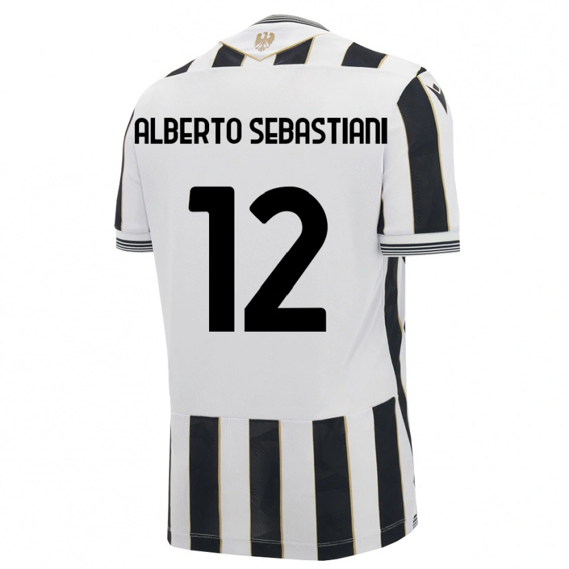 Danxen Kinder José Alberto Sebastiani #12 Schwarz Weiß Pink Heimtrikot Trikot 2026/27 T-Shirt Österreich