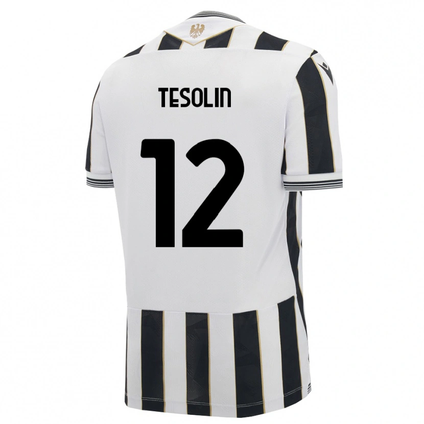 Danxen Kinder Matteo Tesolin #12 Schwarz Weiß Pink Heimtrikot Trikot 2026/27 T-Shirt Österreich