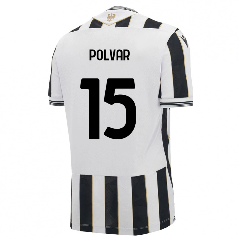 Danxen Kinder Francesco Polvar #15 Schwarz Weiß Pink Heimtrikot Trikot 2026/27 T-Shirt Österreich