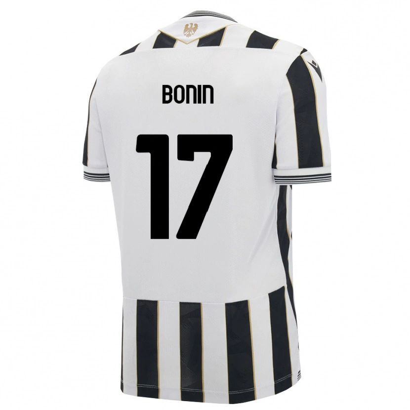 Danxen Kinder Luca Bonin #17 Schwarz Weiß Pink Heimtrikot Trikot 2026/27 T-Shirt Österreich