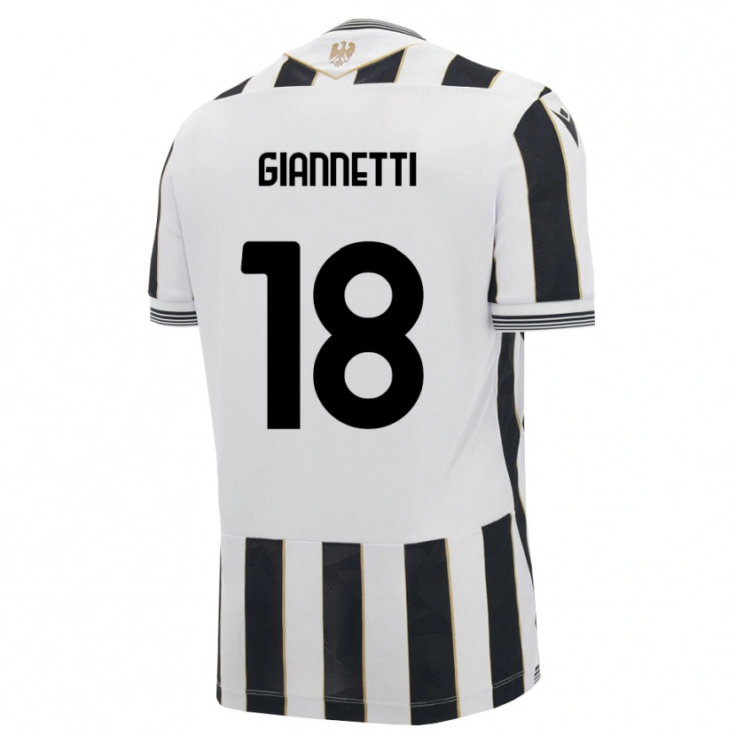 Danxen Kinder Lautaro Giannetti #18 Schwarz Weiß Pink Heimtrikot Trikot 2026/27 T-Shirt Österreich