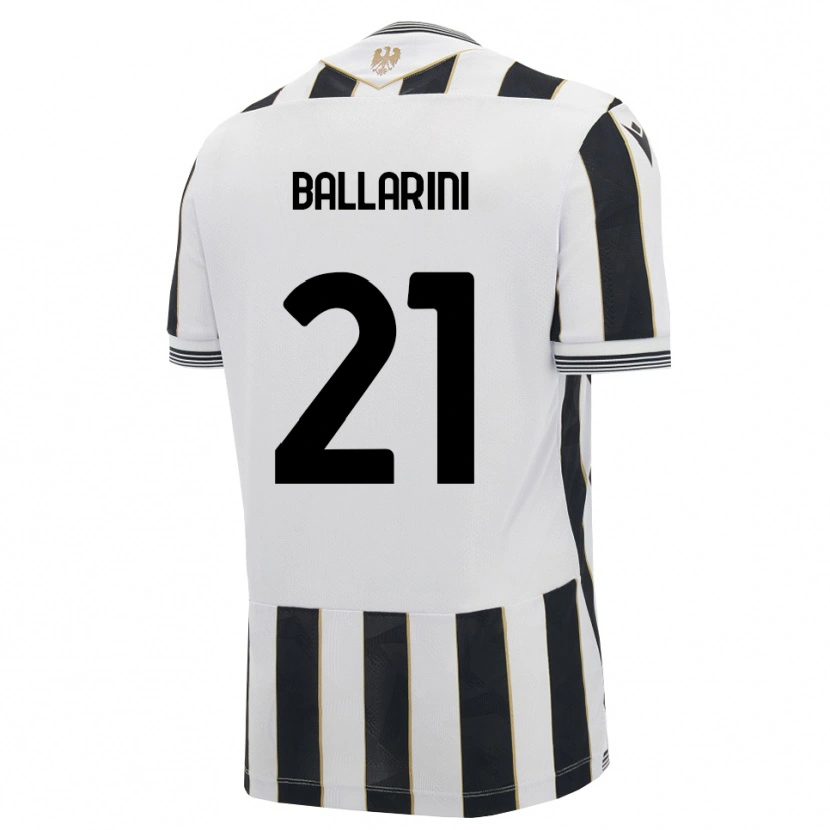 Danxen Kinder Marco Ballarini #21 Schwarz Weiß Pink Heimtrikot Trikot 2026/27 T-Shirt Österreich