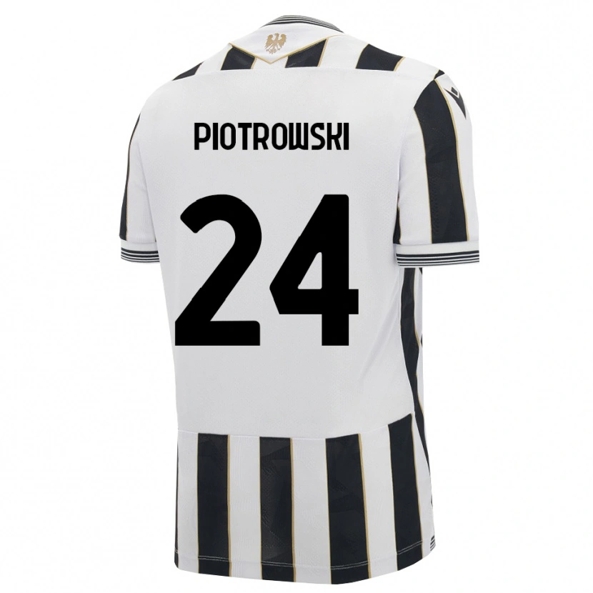 Danxen Kinder Jakub Piotrowski #24 Schwarz Weiß Pink Heimtrikot Trikot 2026/27 T-Shirt Österreich