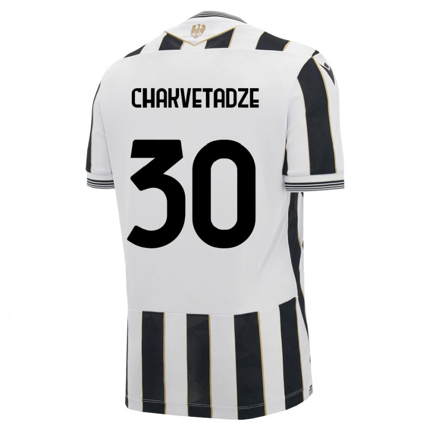 Danxen Kinder Giorgi Chakvetadze #30 Schwarz Weiß Pink Heimtrikot Trikot 2026/27 T-Shirt Österreich