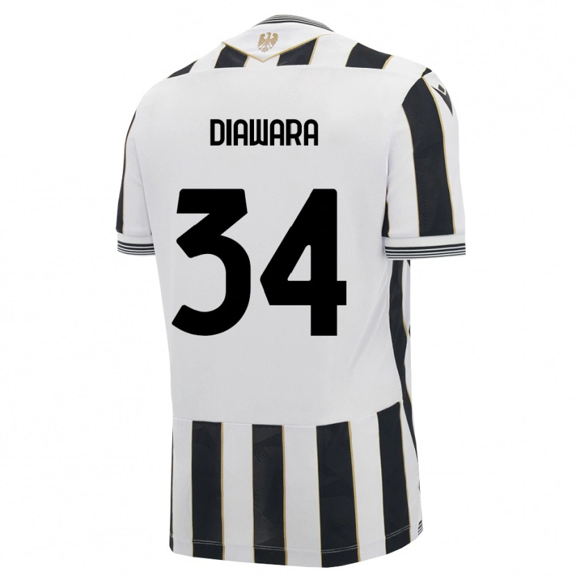 Danxen Kinder Sekou Diawara #34 Schwarz Weiß Pink Heimtrikot Trikot 2026/27 T-Shirt Österreich