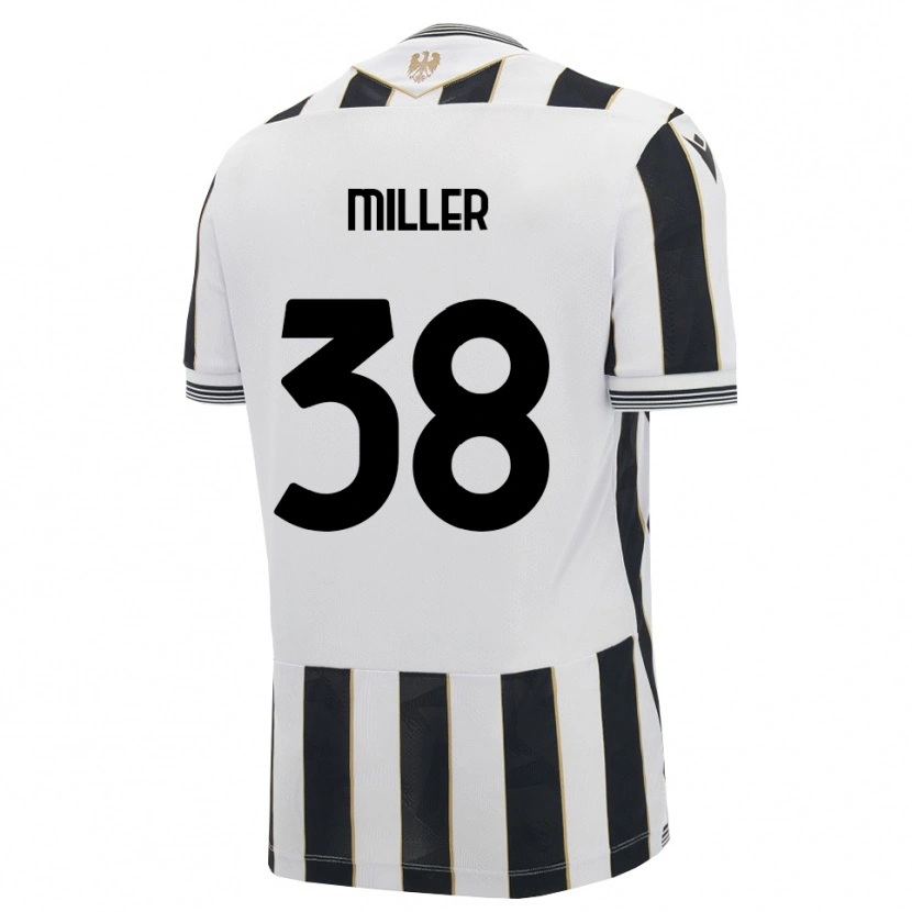 Danxen Kinder Lennon Miller #38 Schwarz Weiß Pink Heimtrikot Trikot 2026/27 T-Shirt Österreich