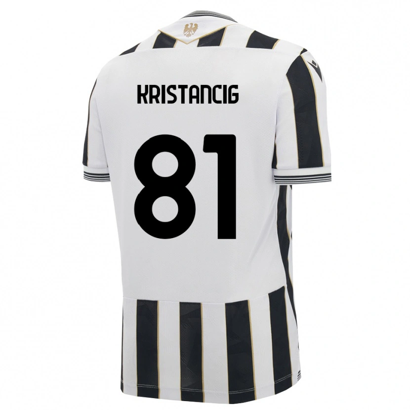 Danxen Kinder Luca Kristancig #81 Schwarz Weiß Pink Heimtrikot Trikot 2026/27 T-Shirt Österreich