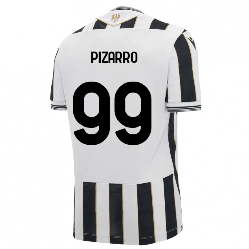 Danxen Kinder Damián Pizarro #99 Schwarz Weiß Pink Heimtrikot Trikot 2026/27 T-Shirt Österreich