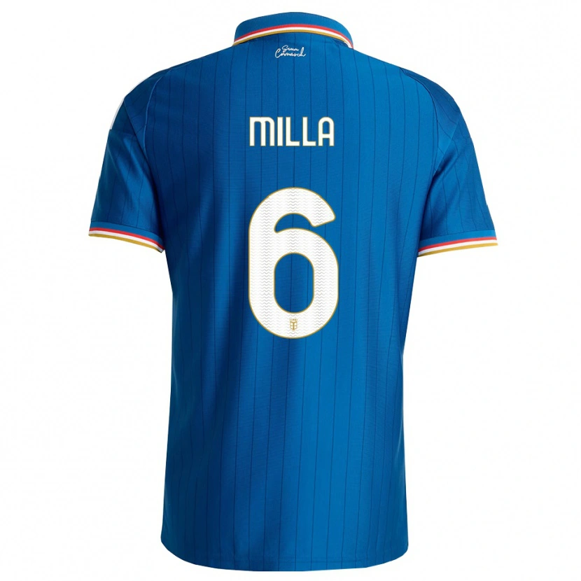 Danxen Kinder Luis Milla #6 Blau Weiß Rot Heimtrikot Trikot 2026/27 T-Shirt Österreich