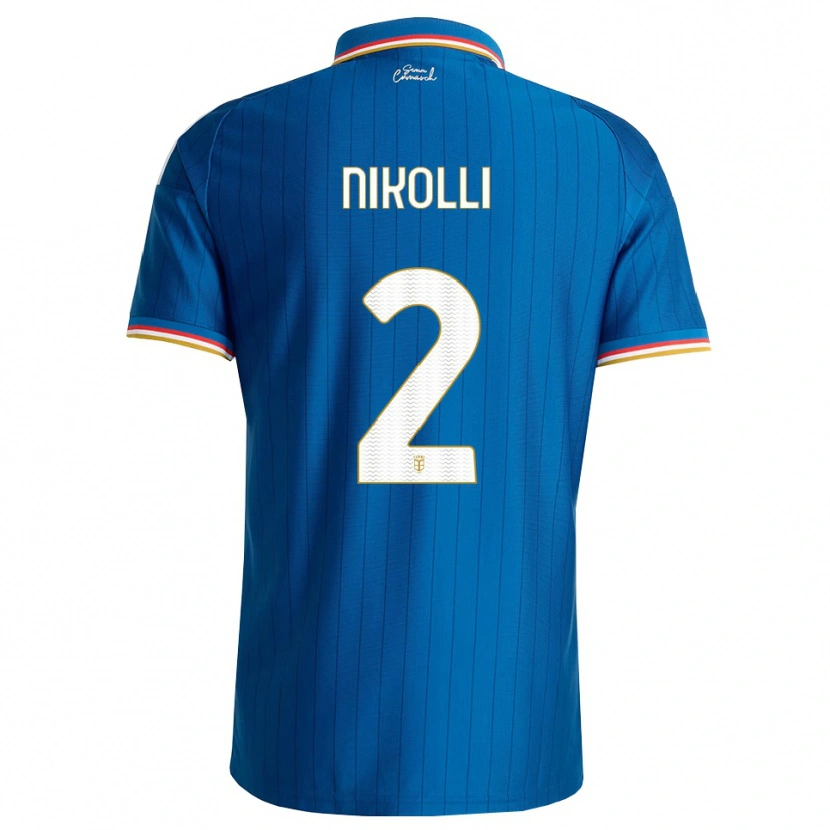 Danxen Kinder Denis Nikolli #2 Blau Weiß Rot Heimtrikot Trikot 2026/27 T-Shirt Österreich
