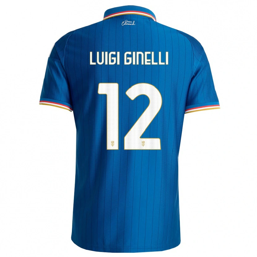 Danxen Kinder Lorenzo Luigi Ginelli #12 Blau Weiß Rot Heimtrikot Trikot 2026/27 T-Shirt Österreich