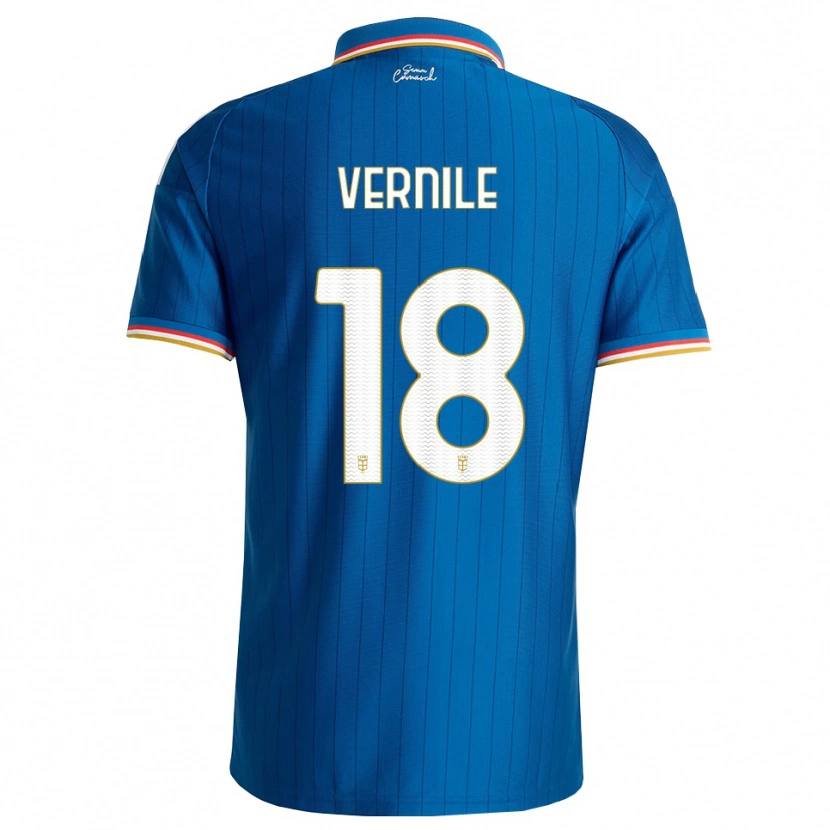 Danxen Kinder Tommaso Vernile #18 Blau Weiß Rot Heimtrikot Trikot 2026/27 T-Shirt Österreich