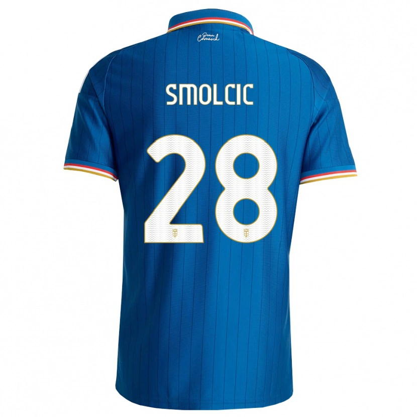 Danxen Kinder Ivan Smolcic #28 Blau Weiß Rot Heimtrikot Trikot 2026/27 T-Shirt Österreich