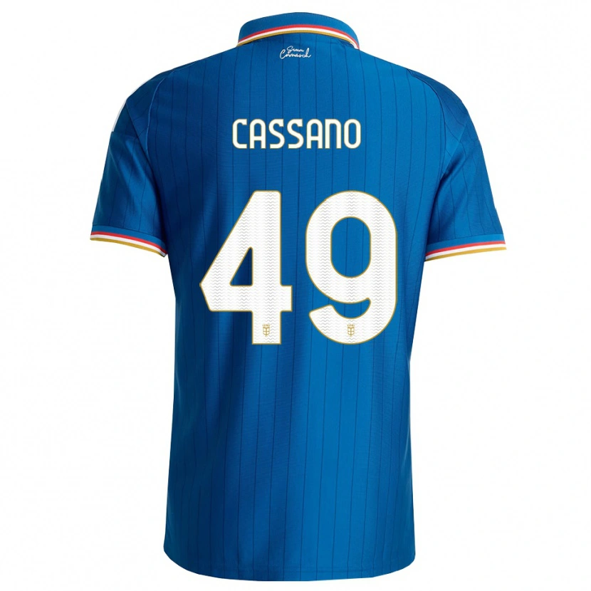 Danxen Kinder Riccardo Cassano #49 Blau Weiß Rot Heimtrikot Trikot 2026/27 T-Shirt Österreich
