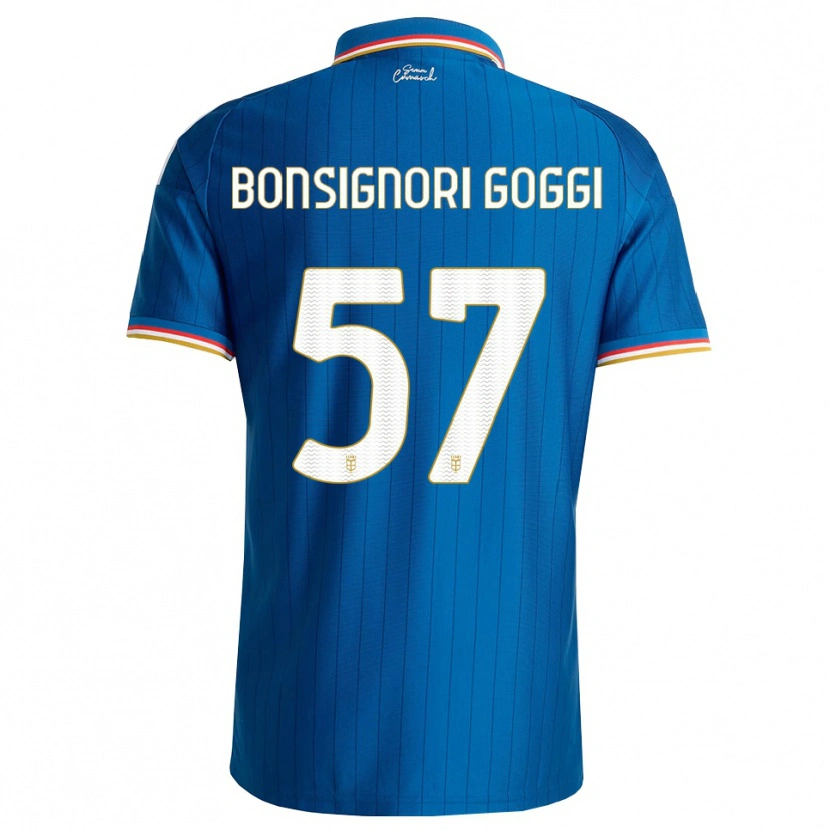 Danxen Kinder Lorenzo Bonsignori #57 Blau Weiß Rot Heimtrikot Trikot 2026/27 T-Shirt Österreich
