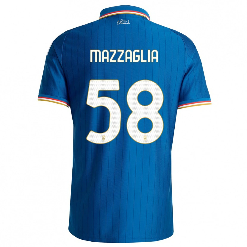 Danxen Kinder Giuseppe Mazzaglia #58 Blau Weiß Rot Heimtrikot Trikot 2026/27 T-Shirt Österreich