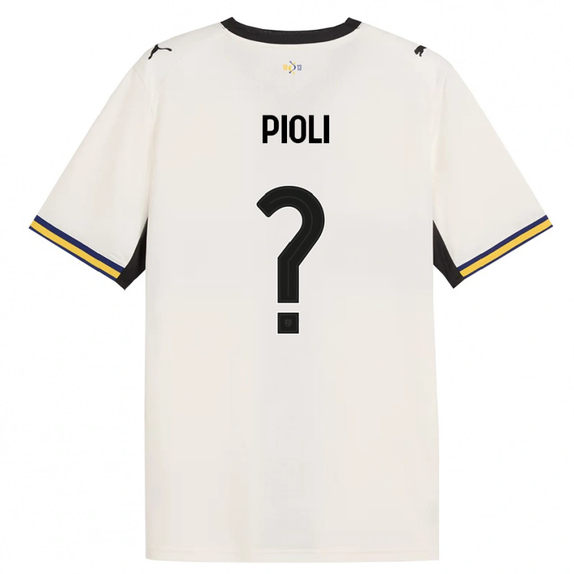 Danxen Kinder Federico Pioli #0 Creme Schwarz Gelb Heimtrikot Trikot 2026/27 T-Shirt Österreich