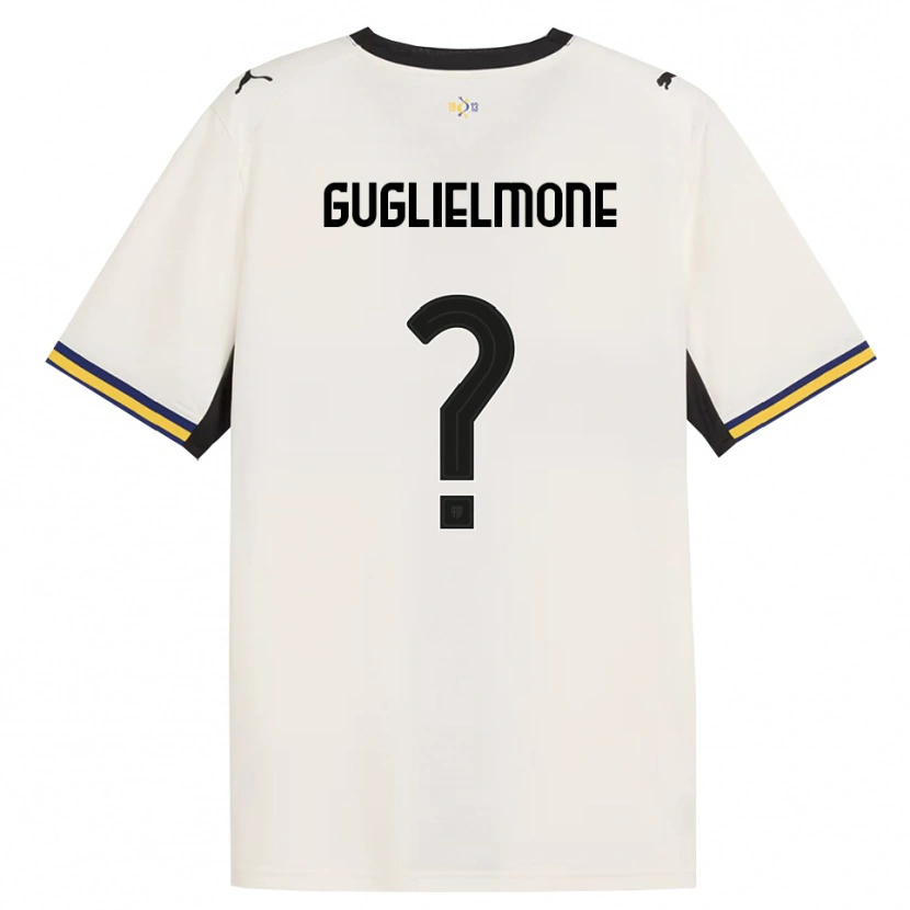 Danxen Kinder Giovanni Guglielmone #0 Creme Schwarz Gelb Heimtrikot Trikot 2026/27 T-Shirt Österreich