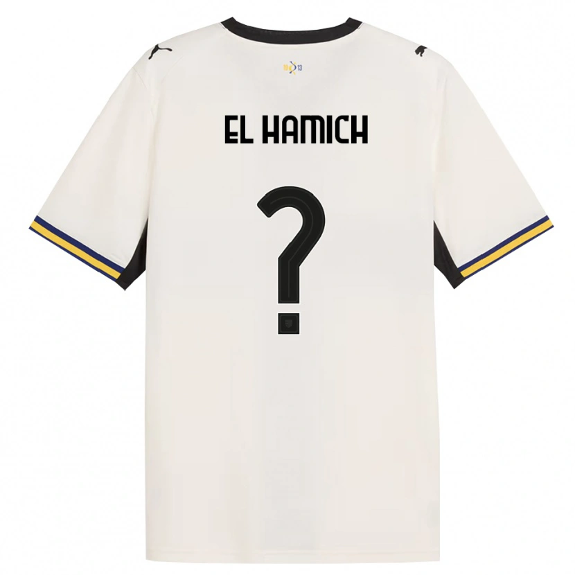 Danxen Kinder Anas El Hamich #0 Creme Schwarz Gelb Heimtrikot Trikot 2026/27 T-Shirt Österreich