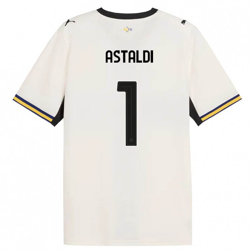 Danxen Kinder Gianluca Astaldi #1 Creme Schwarz Gelb Heimtrikot Trikot 2026/27 T-Shirt Österreich