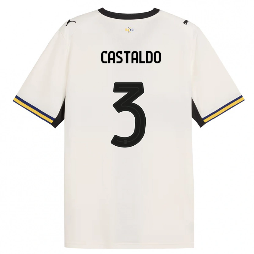 Danxen Kinder Antonio Castaldo #3 Creme Schwarz Gelb Heimtrikot Trikot 2026/27 T-Shirt Österreich