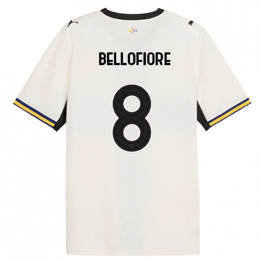 Danxen Kinder Nicola Bellofiore #8 Creme Schwarz Gelb Heimtrikot Trikot 2026/27 T-Shirt Österreich