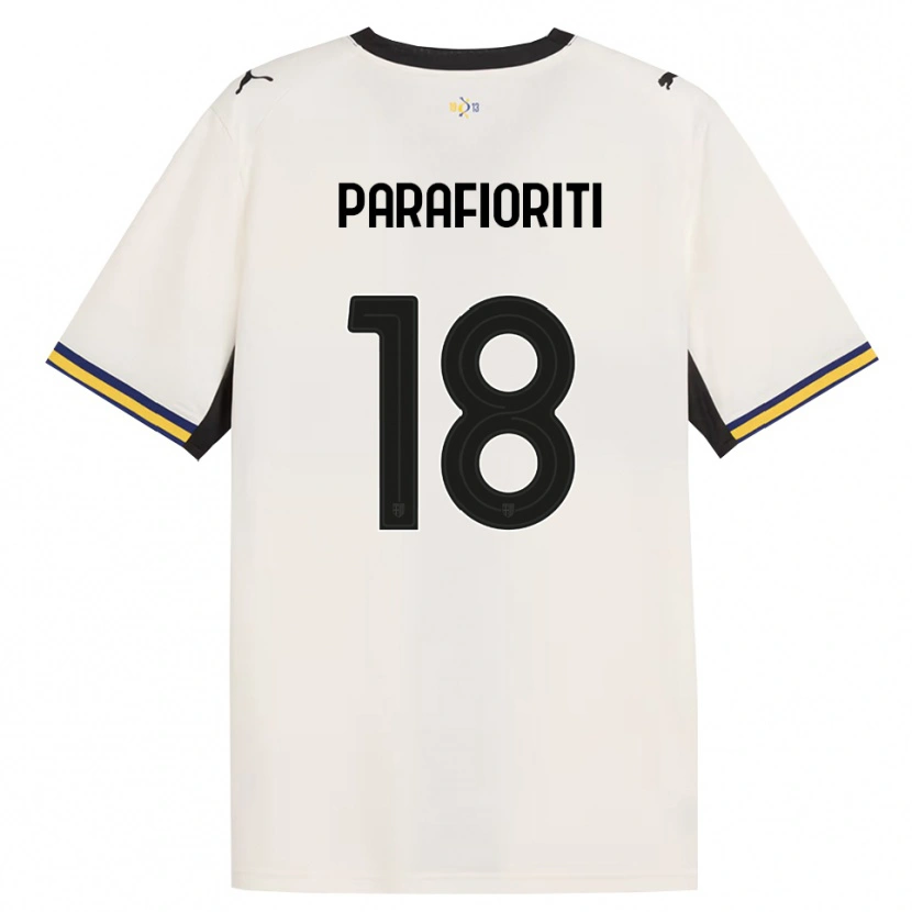 Danxen Kinder Giovanni Parafioriti #18 Creme Schwarz Gelb Heimtrikot Trikot 2026/27 T-Shirt Österreich