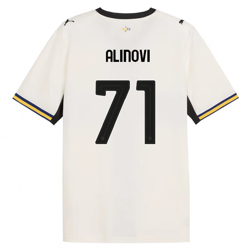 Danxen Kinder Filippo Alinovi #71 Creme Schwarz Gelb Heimtrikot Trikot 2026/27 T-Shirt Österreich