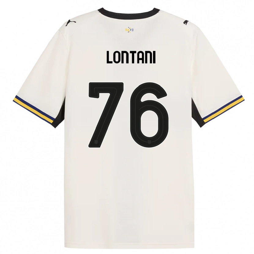 Danxen Kinder Simone Lontani #76 Creme Schwarz Gelb Heimtrikot Trikot 2026/27 T-Shirt Österreich