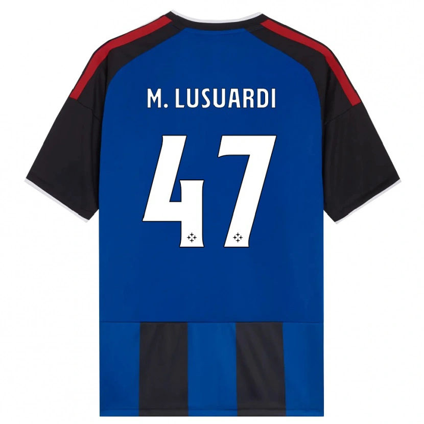 Danxen Kinder Mateus Lusuardi #47 Schwarz Rot Weiß Blau Heimtrikot Trikot 2026/27 T-Shirt Österreich