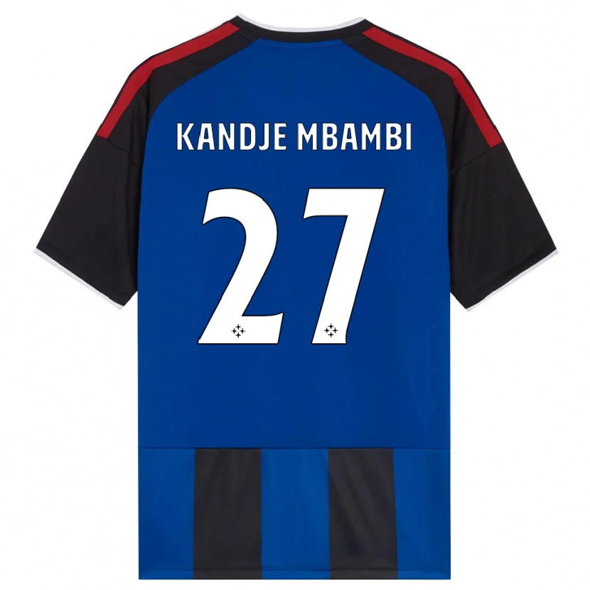 Danxen Kinder Jeremy Mbambi #27 Schwarz Rot Weiß Blau Heimtrikot Trikot 2026/27 T-Shirt Österreich