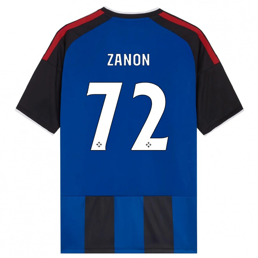 Danxen Kinder Simone Zanon #72 Schwarz Rot Weiß Blau Heimtrikot Trikot 2026/27 T-Shirt Österreich